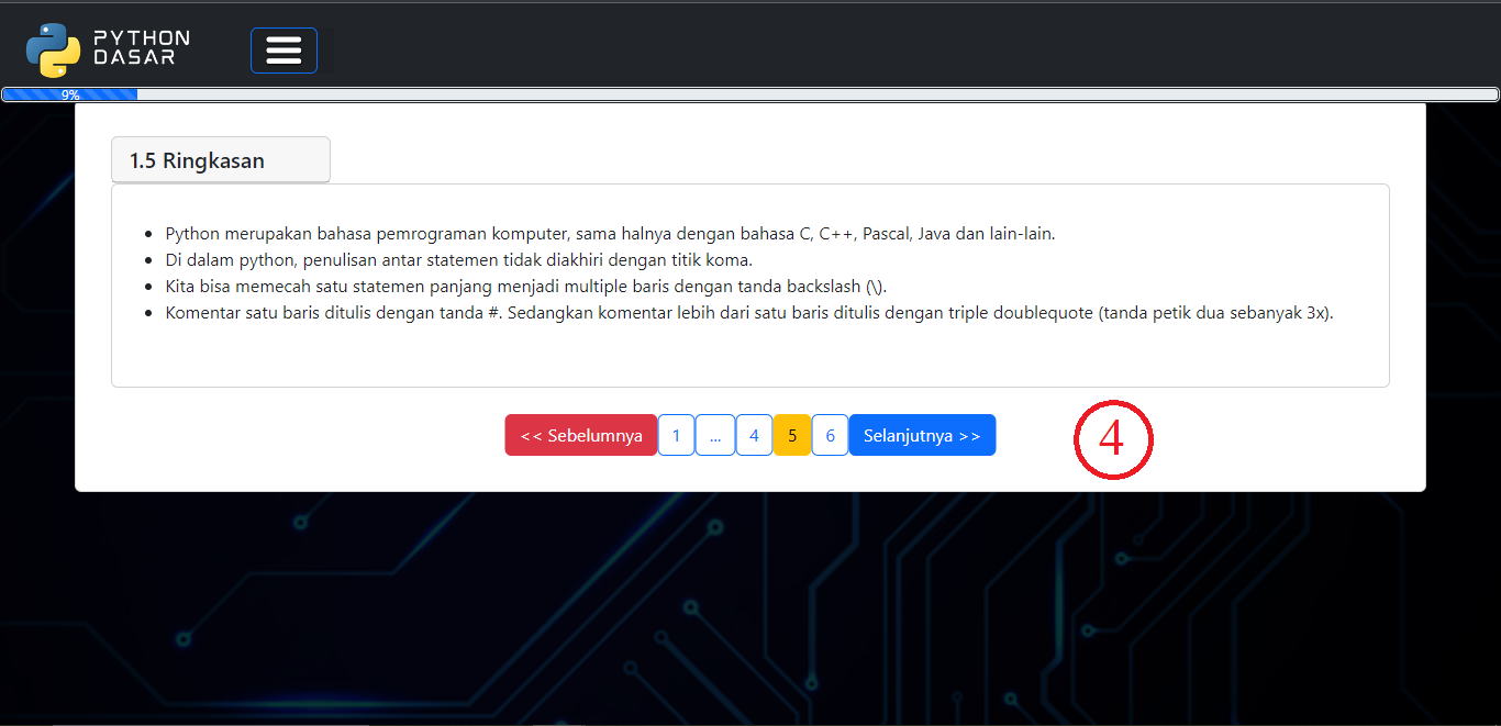 Petunjuk Navigasi